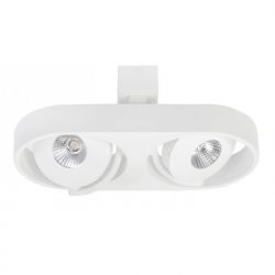 Spot Futuro LED (2X5W) Balk Mat Wit