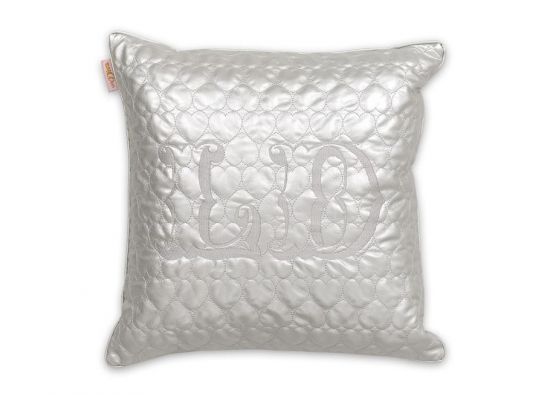 Silver Sally cushion LD silver 043*043