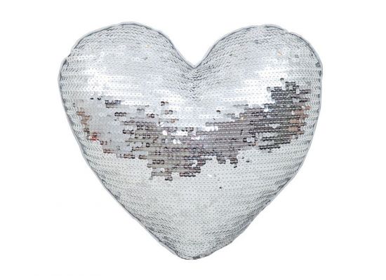 Lucky Heart cushion LD Silver 035*040