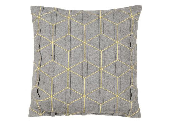 MEXX Grid cushion Grey 45x45
