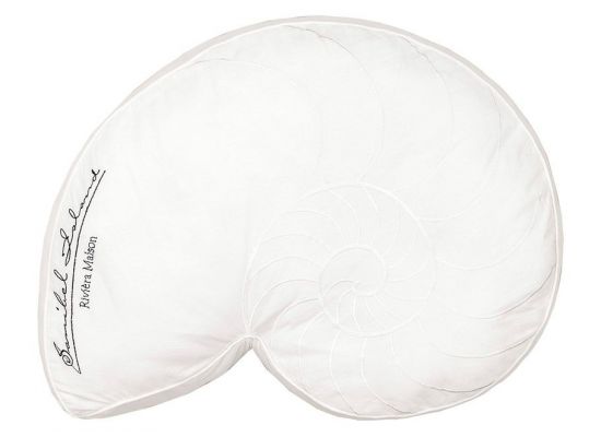 RM Shell Sanibel cushion White 50x50
